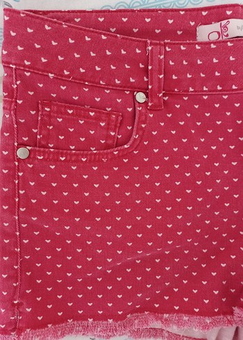 Kadın Pembe Şort - Görsel 3