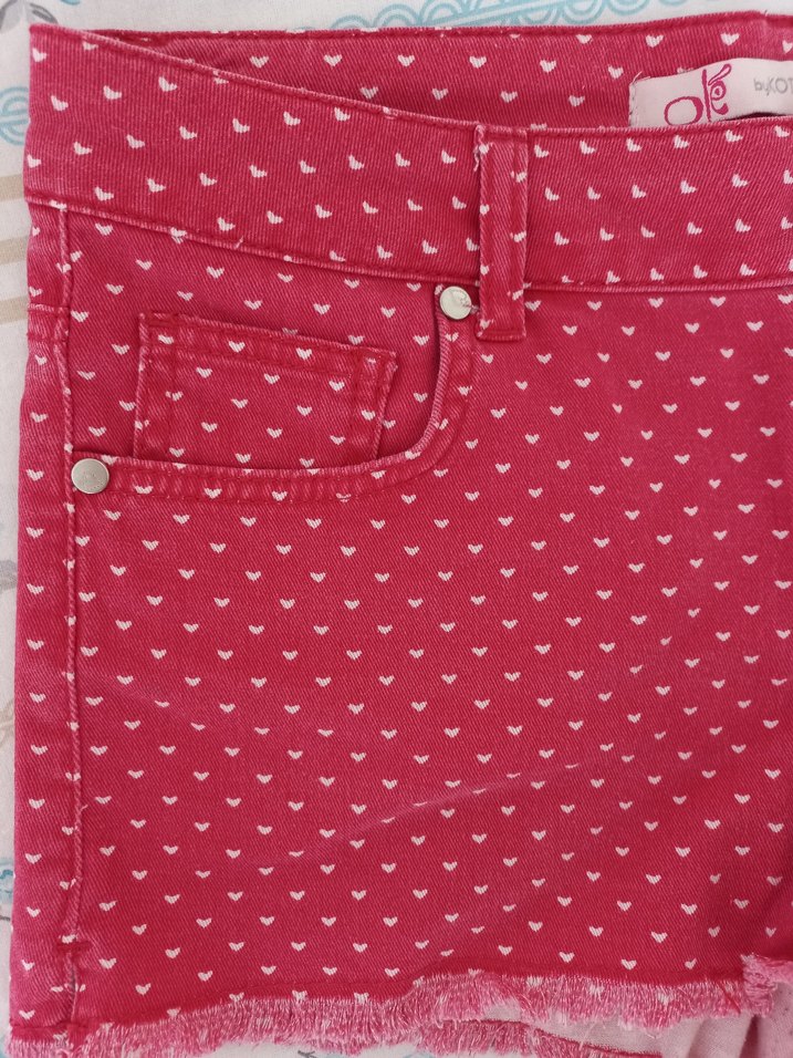 Kadın Pembe Şort - Görsel 3