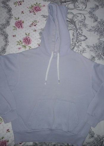 Bershka Lila Kadın Sweatshirt - Görsel 3