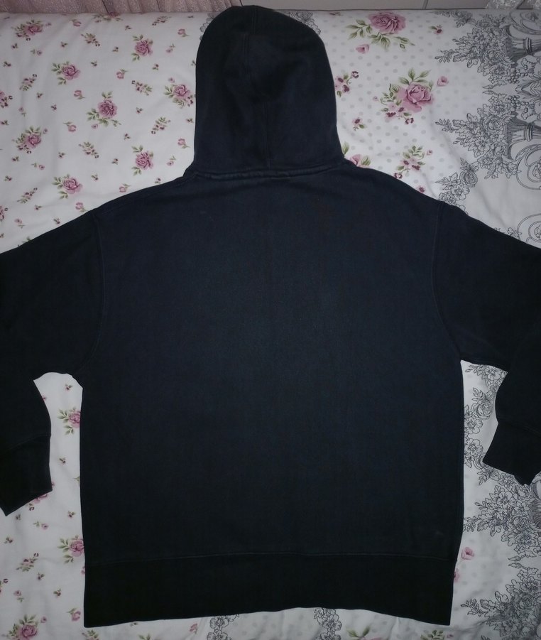 Siyah Kapüşonlu Sweatshirt - Görsel 4