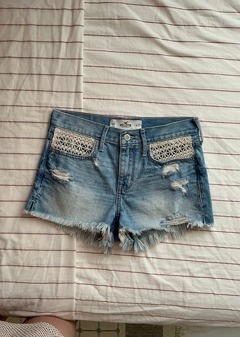 hollister y2k vintage bohem kot şort