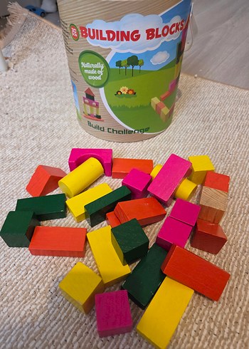 Renkli Ahşap Bloklar Seti - Görsel 2