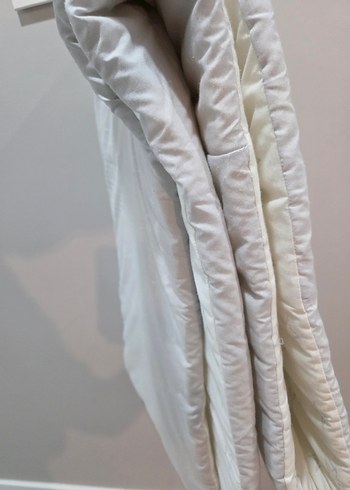 Gri Yıldız Desenli Beyaz Çocuk Yatak Koruyucu - Görsel 4