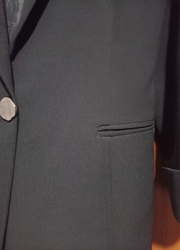 s Beden siyah Renk Siyah blazer ceket.
