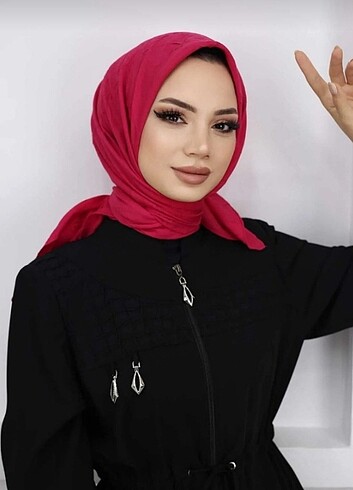 Diğer Bambu kraş eşarp pembe