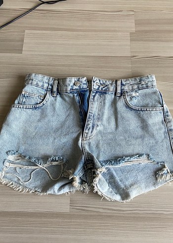 Kadın Salaş Mini Denim Şort