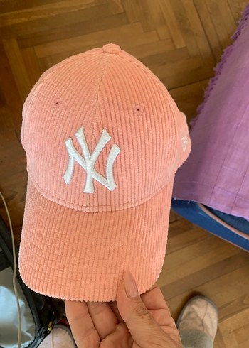 New era Pembe kadife Kumaşlı Kadın Spor Şapka