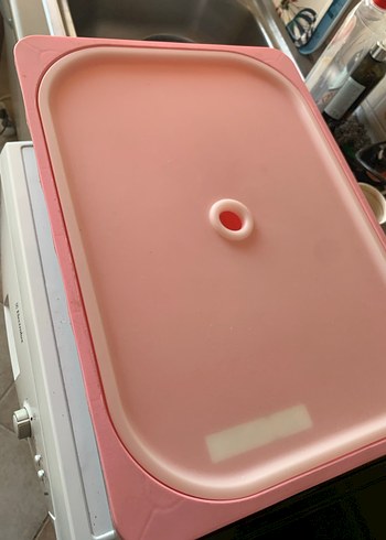  Beden İkea Pastel Pembe Plastik Saklama Kutusu