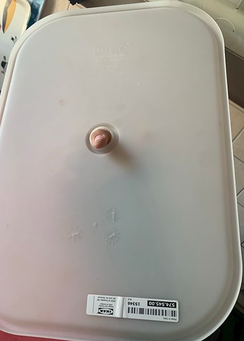  Beden Renk İkea Pastel Pembe Plastik Saklama Kutusu
