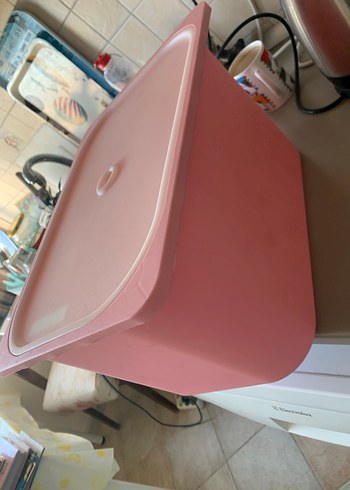 Ikea İkea Pastel Pembe Plastik Saklama Kutusu