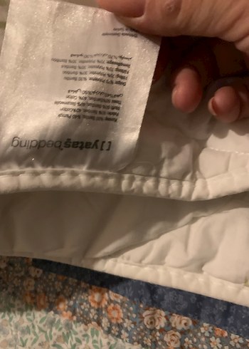  Beden Yataş Beyaz Düz Desen Yorgan
