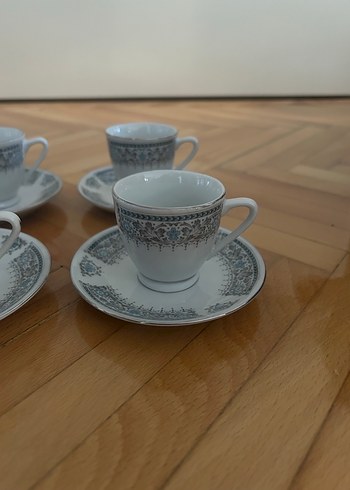 6lı vintage fincan seti - Görsel 2