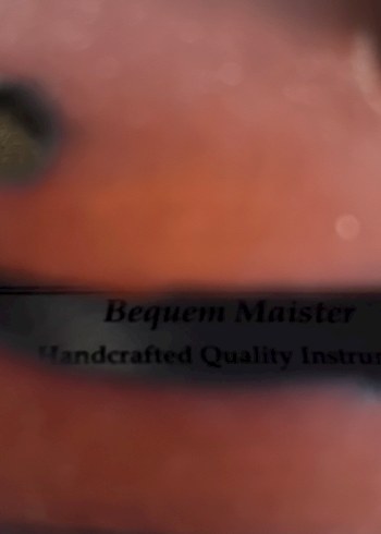 Bequem Maister el yapımı tam keman - Görsel 3