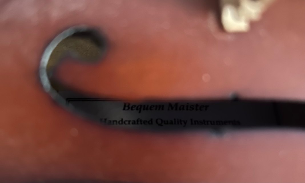 Bequem Maister el yapımı tam keman - Görsel 3