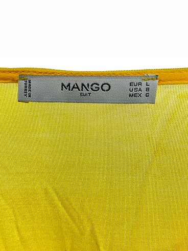 l Beden sarı Renk Mango Uzun Elbise %70 İndirimli.