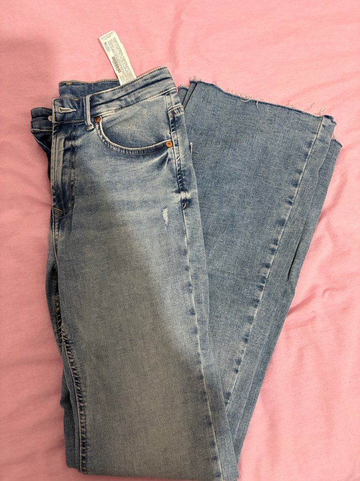 Mavi Fermuarlı Kadın Denim Pantolon - Görsel 2