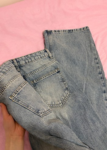 Kadın Açık Mavi Midi Boy Regular Fit Kot Pantolon - Görsel 2