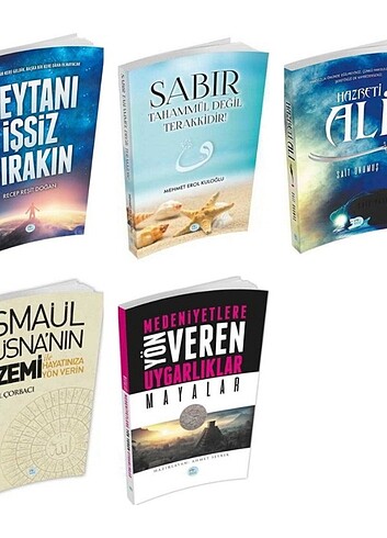5 adet okuma kitabı 