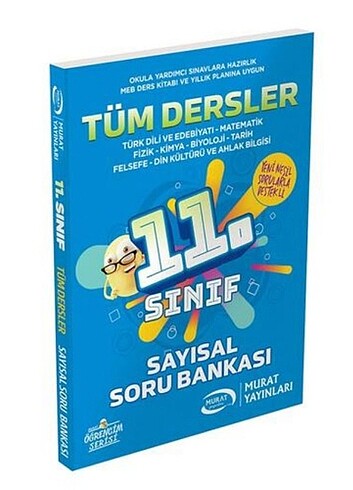 Murat Yayınları sayısal tüm dersler soru Bankası 