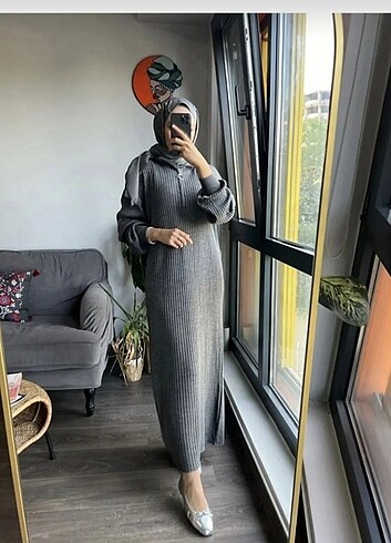 Trendyol & Milla Triko elbise Standart beden