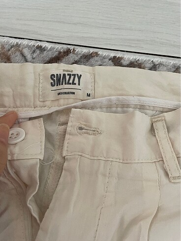 m Beden KREM KUMAŞ ERKEK PANTOLONU