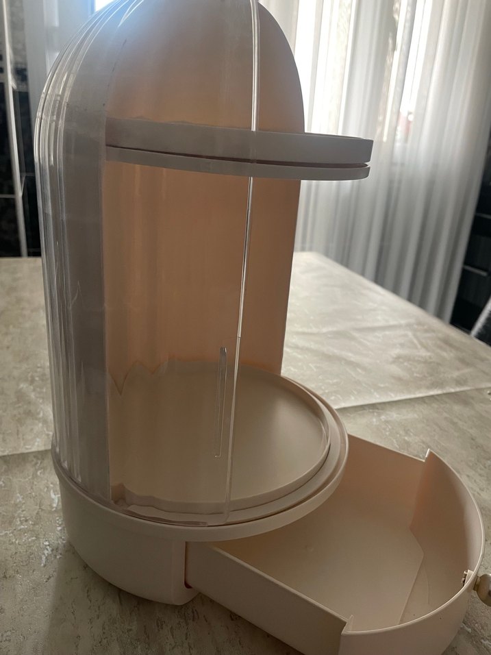 Şeffaf Kapaklı Makyaj Organizatörü/ Düzenleyici - Görsel 4