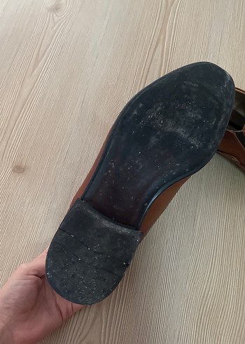 Kahverengi Deri Erkek Klasik Ayakkabı - Görsel 3