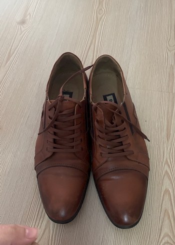 Kahverengi Deri Erkek Klasik Ayakkabı - Görsel 4