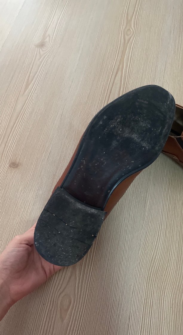 Kahverengi Deri Erkek Klasik Ayakkabı - Görsel 3