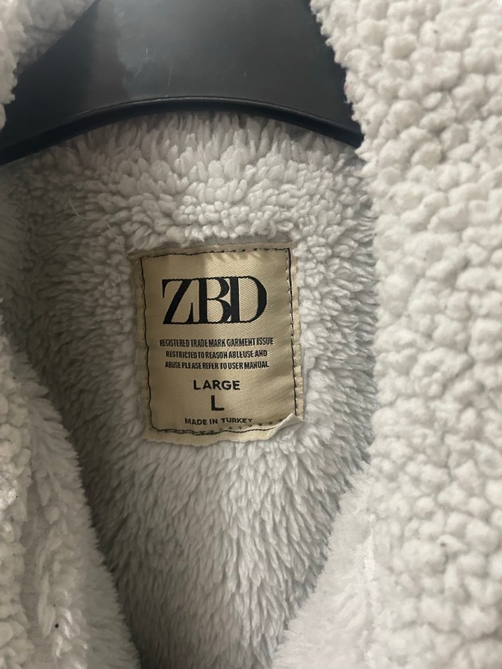 Gri Erkek Kot Ceket, Kürklü Detaylı - Görsel 2