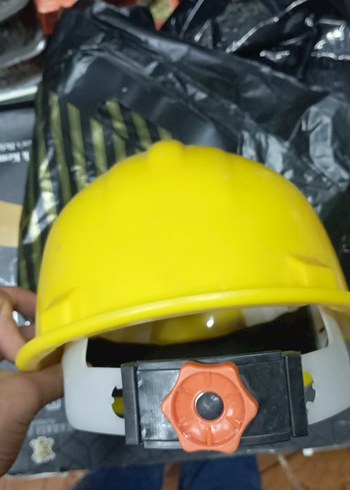 Sarı Plastik inşaat kaskı - Görsel 3