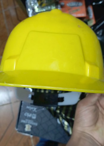 Sarı Plastik inşaat kaskı - Görsel 4