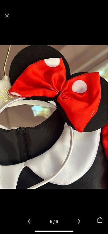 Diğer Minnie mouse kostüm
