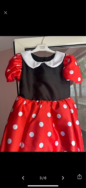 4 Yaş Beden Minnie mouse kostüm