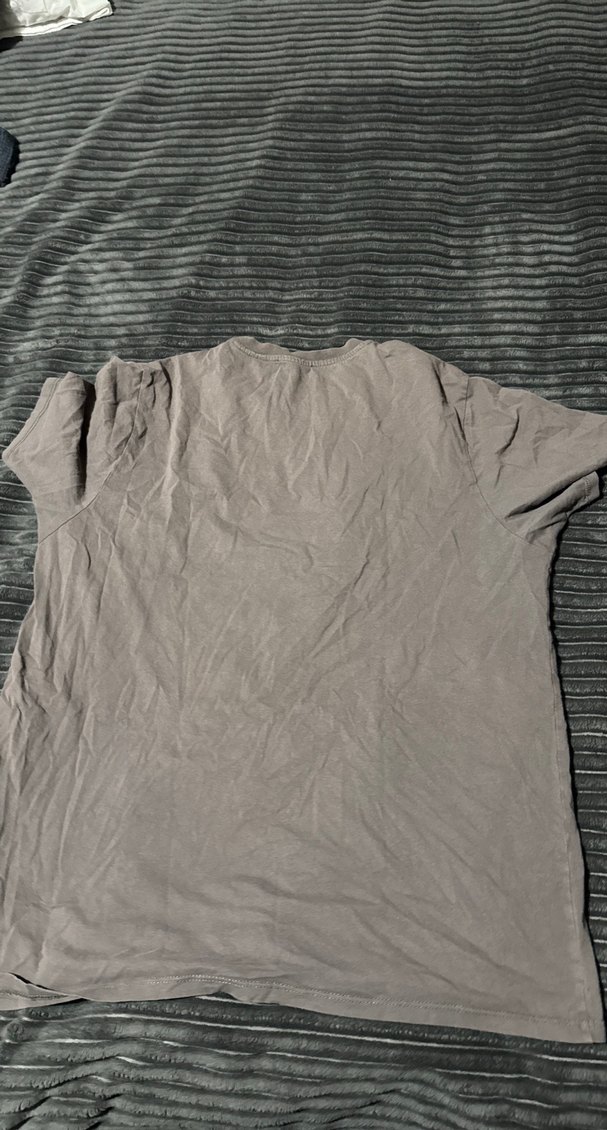 Gri Baskılı Oversize Erkek Tişört - Görsel 3