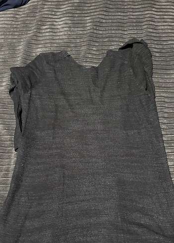 Siyah Kadın Uzun Kollu Triko - Görsel 4