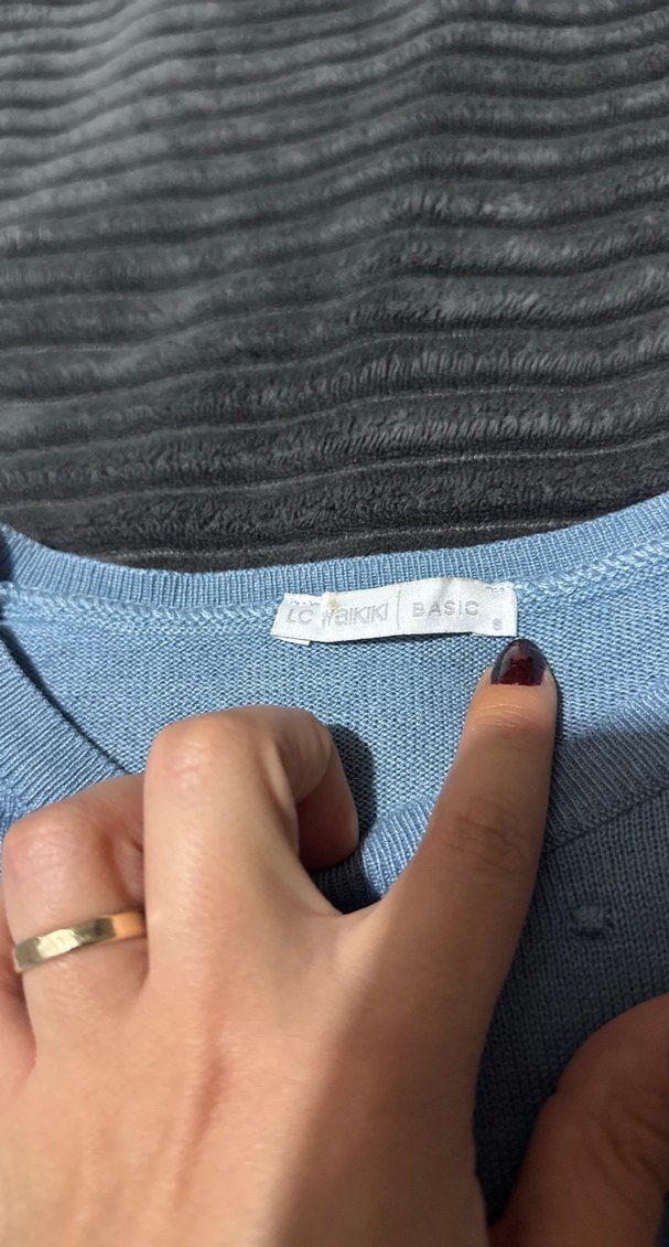 Mavi Kadın Uzun Kollu Triko Kazak - Görsel 2