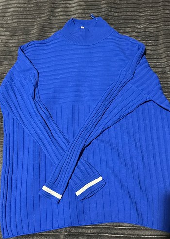 Mavi Kadın Boğazlı Triko Kazak - Görsel 2