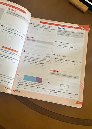 Nitelik Süper A Matematik 8. Sınıf Sınav Hazırlık Kitabı Lgs