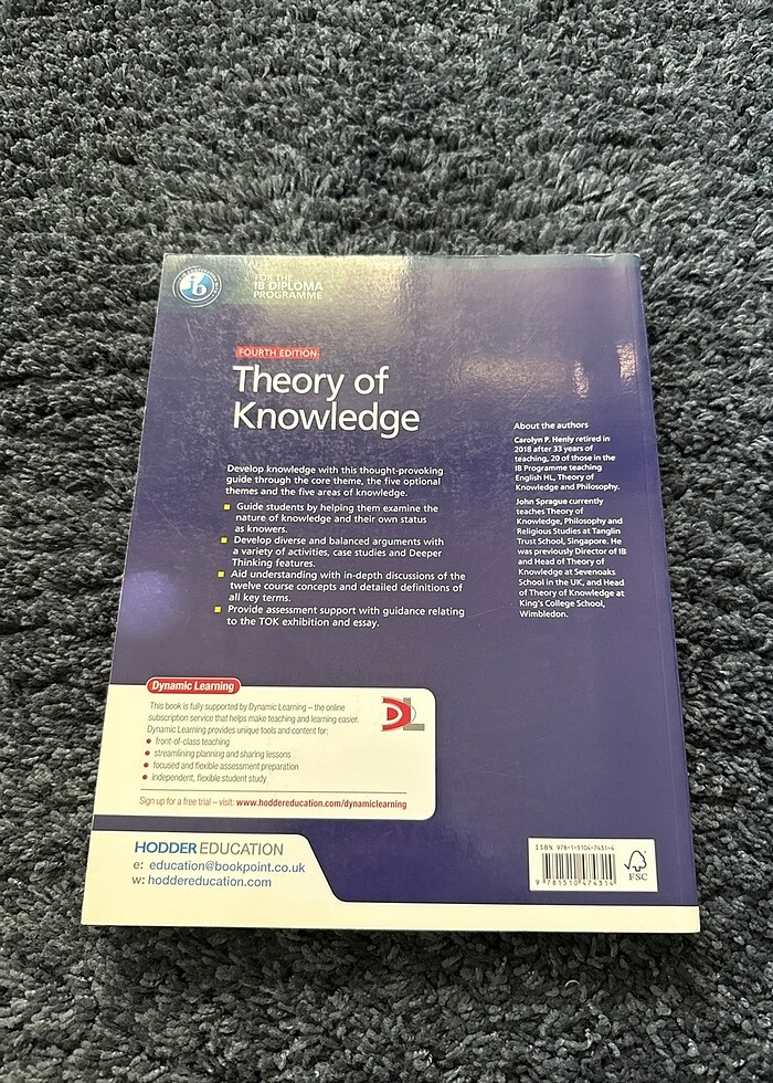 IB TOK Kitap - IB Theory of Knowlegde Book - Görsel 2