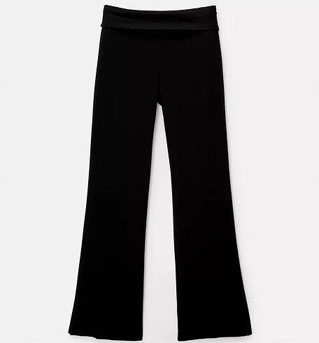 Pull and Bear Katlanmış bel ispanyol paça pantolon