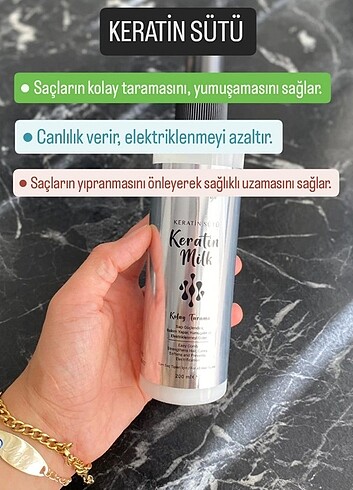 Keratin bakım sütü - Görsel 4