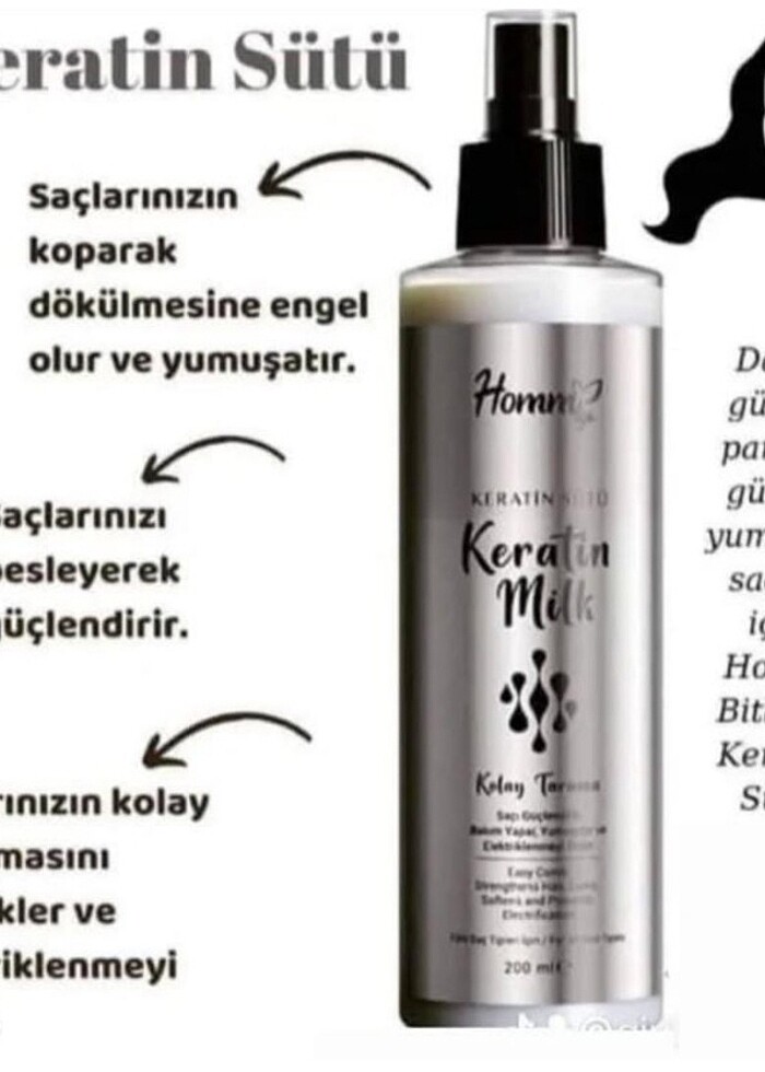 Keratin bakım sütü - Görsel 5