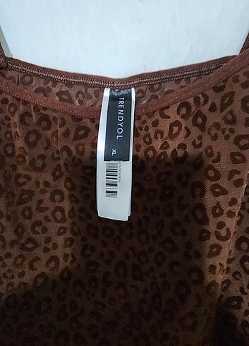 Trendyol & Milla Leopar desen çıtçıtlı body