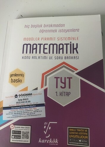 TYT MATEMATİK-KAREKÖK KONU ANLATIM VE SORU BANKASI 1.KİTAP