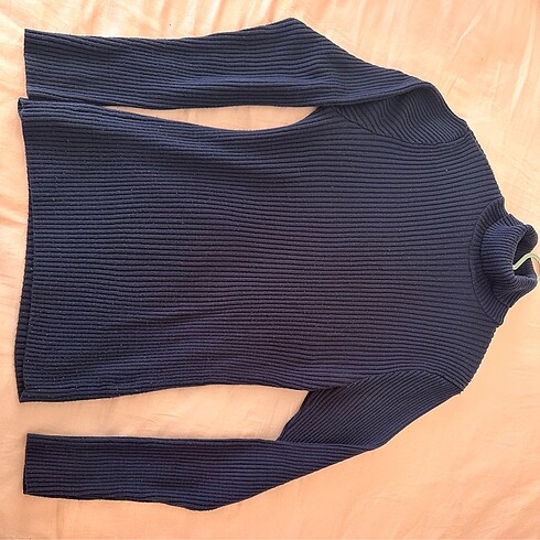 ERKEK-KOTON LACİVERT KAZAK - Görsel 2