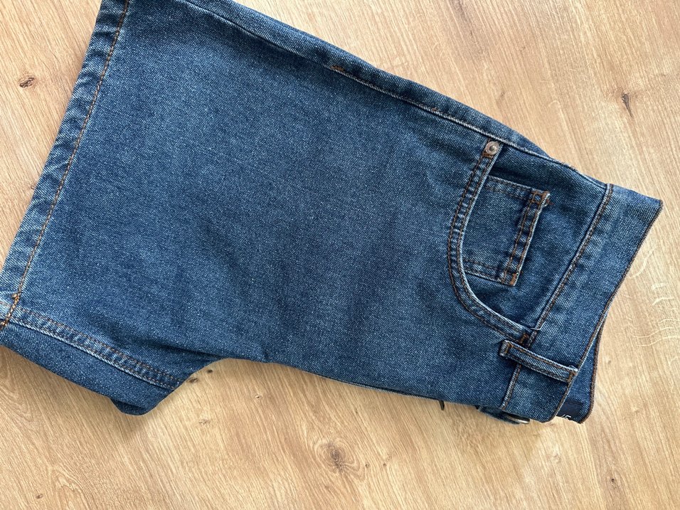 Kadın Mavi Mini Denim Şort - Görsel 3