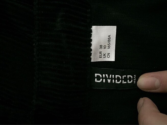xs Beden H&M kadife elbise