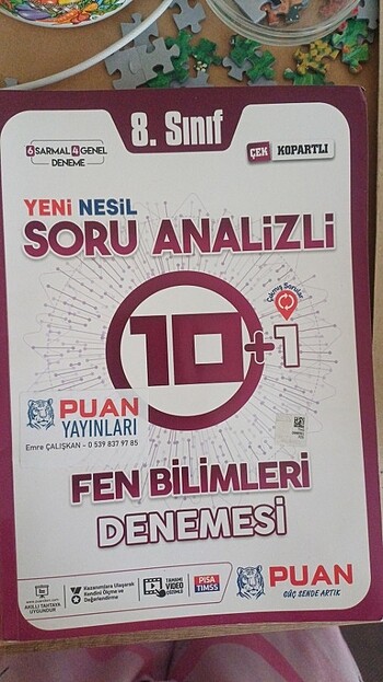 8. Sınıf fen bilimleri denemesi 