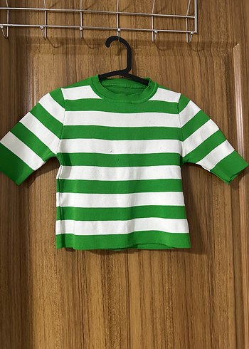 Yeşil çizgili crop